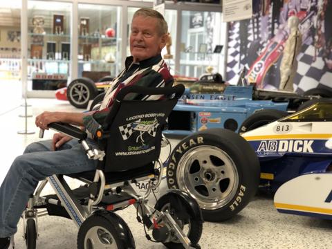 3 Time Indianapolis 500 Winner Legend "Uncle" Bobby Unser using KD Smart Chair